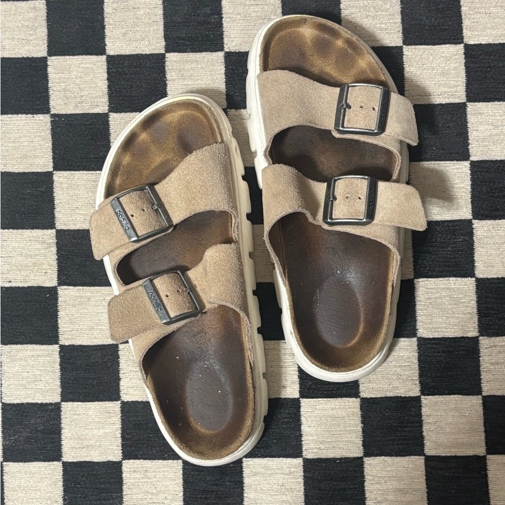 Papillio by Birkenstock Arizona chunky suede sandals